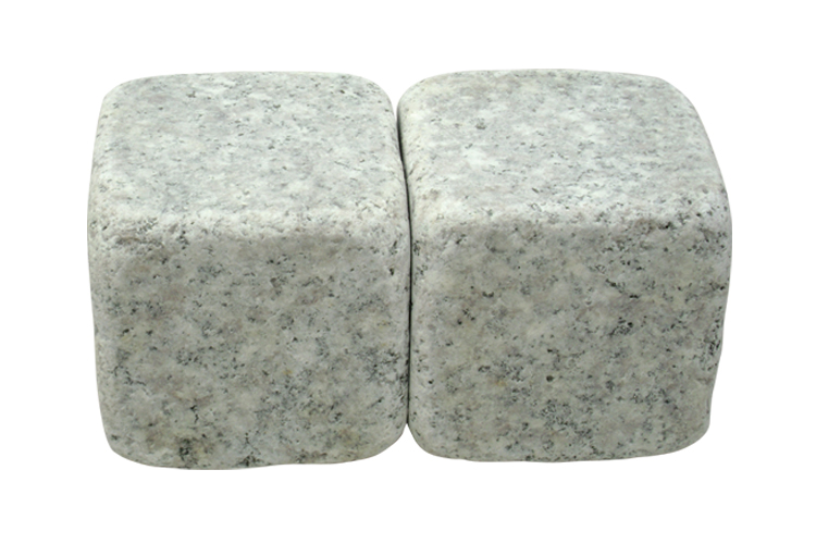 Cubes Light Pink Granite G636 All sides sawn and tumble 10x10x10cm - Dayi Stone